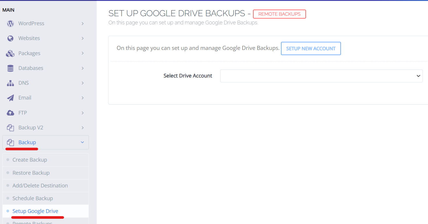 Backup to Google Drive - Knowledge Base