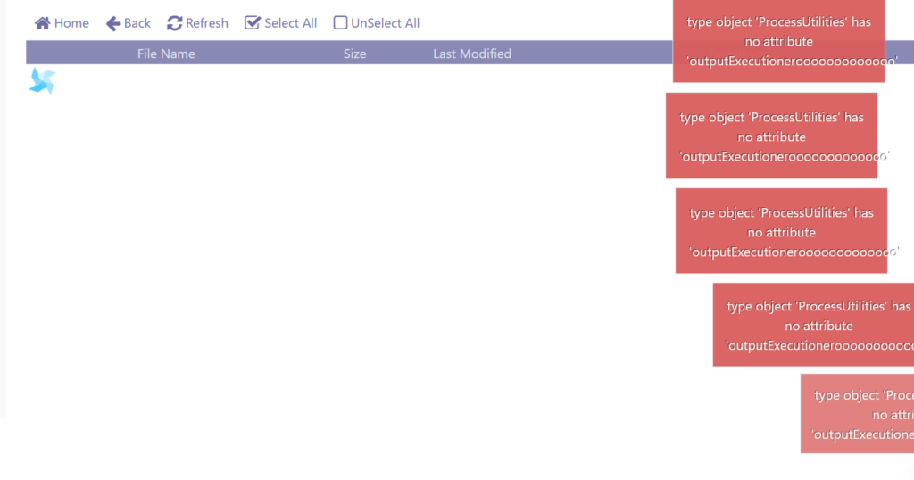 Errors on opening FileManager CyberPanel