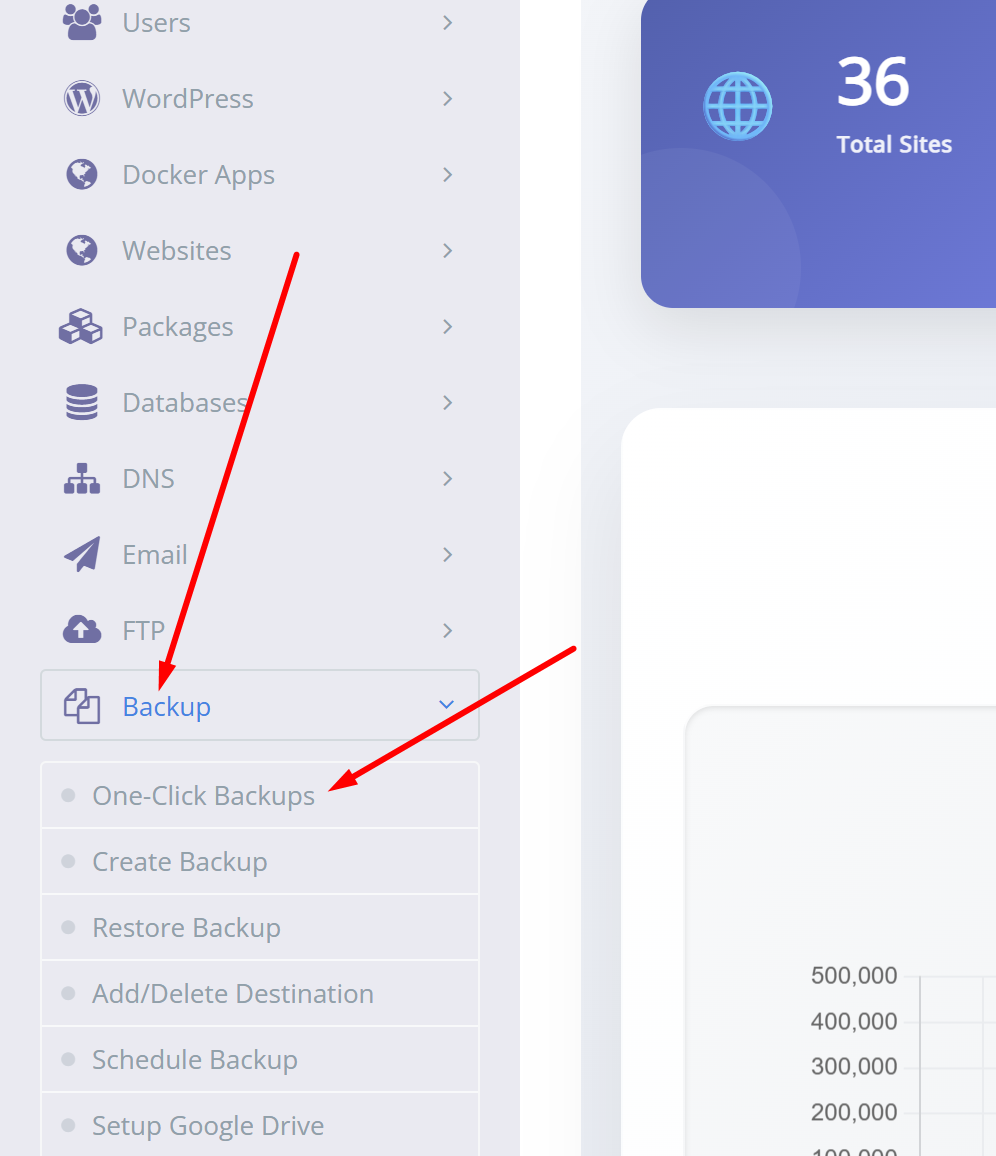 One Click Backup CyberPanel - Knowledge Base