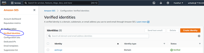 How to use  SES to send Emails - CloudPages