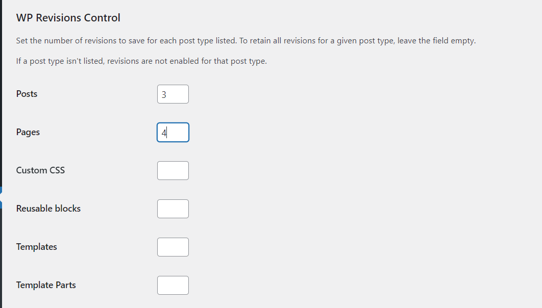 How to revert changes in wordpress 