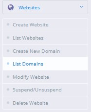 List domains