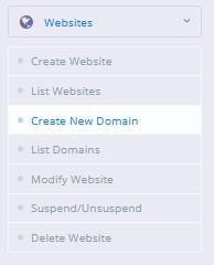 Create new domain
