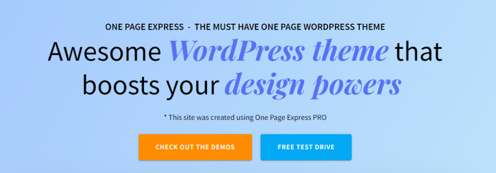 one page express