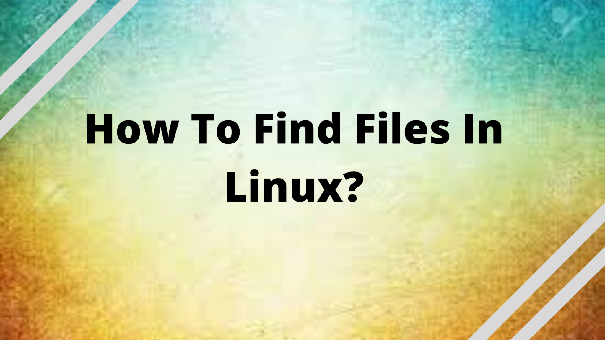 linux command line file management guide | pdf |... How To Find Files In Linux? Using Command Line