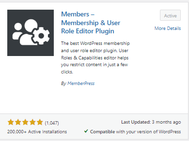 members-plugin