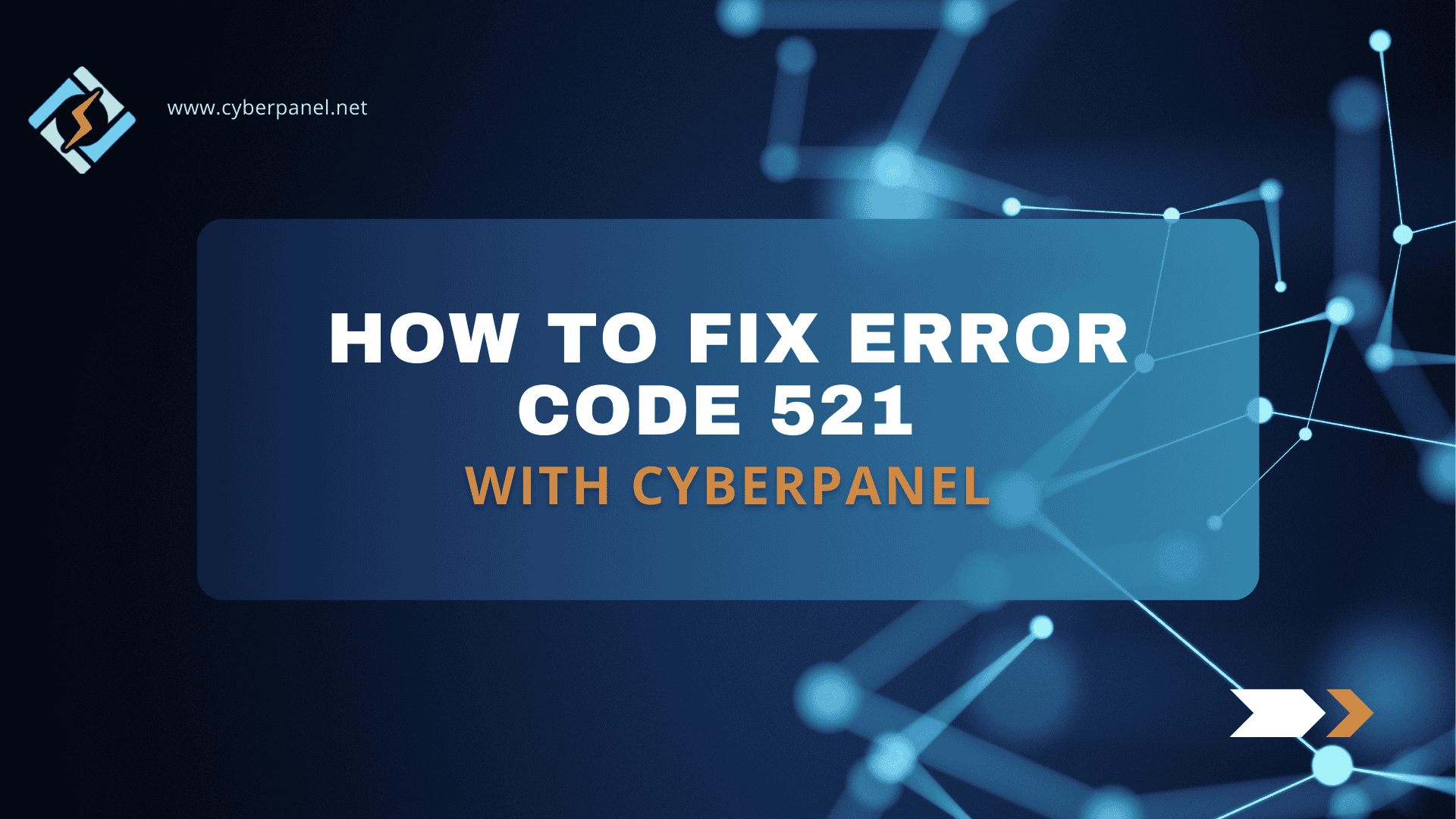 How to fix error code 521 - blog banner