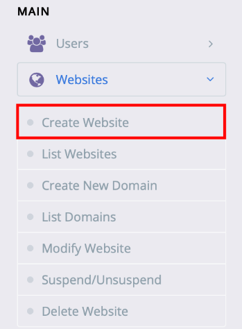 create website