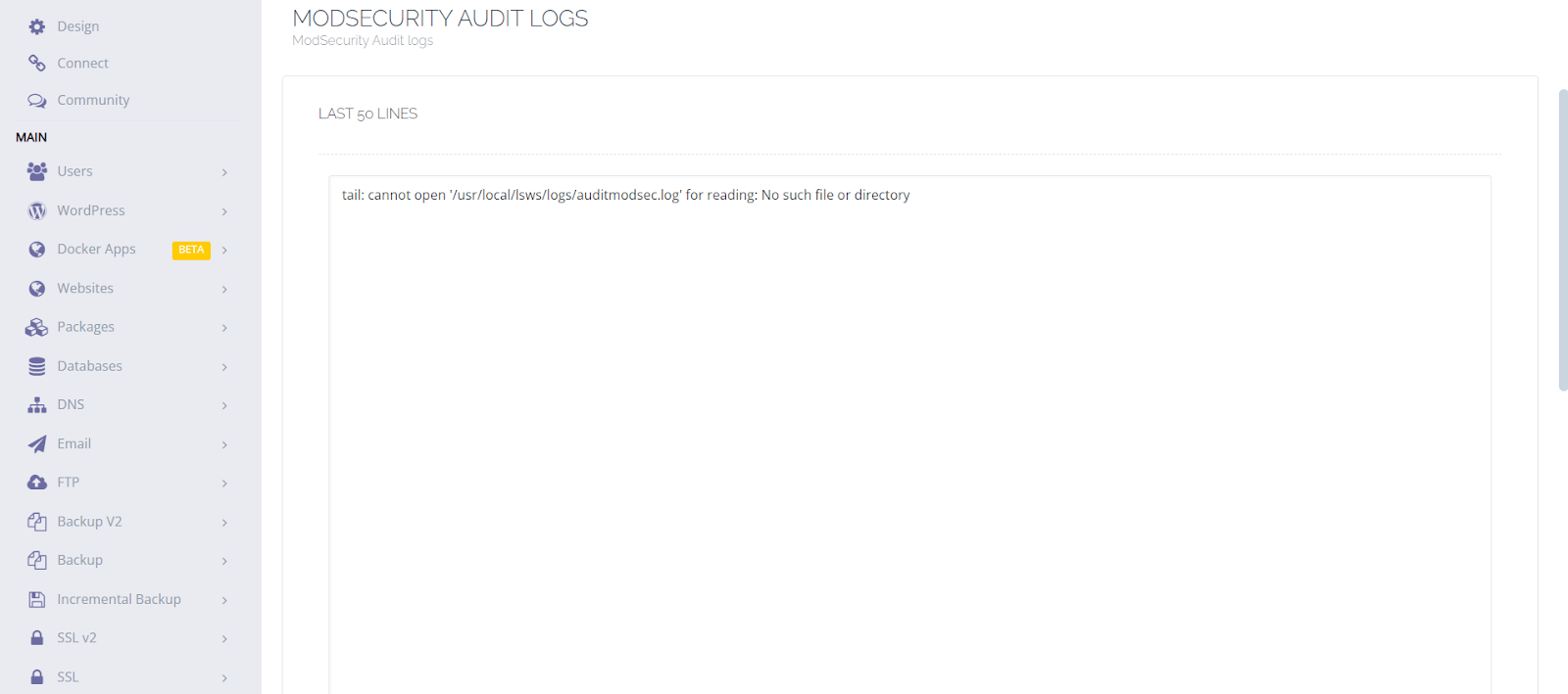 Simplify Server Log Management with CyberPanel