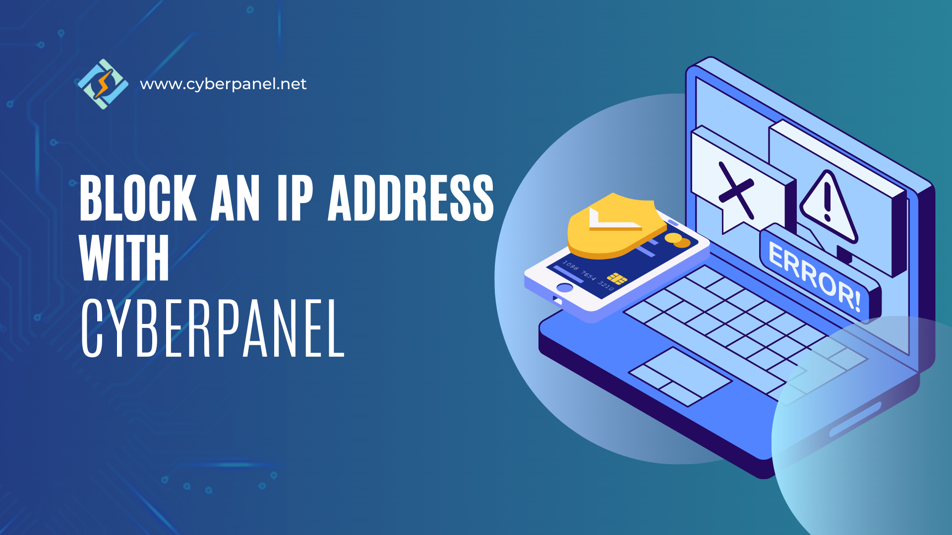 Block an IP Address with CyberPanel.