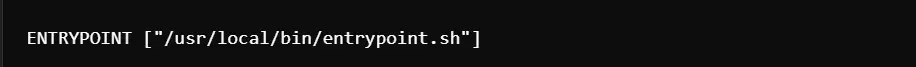 Docker ENTRYPOINT.sh File