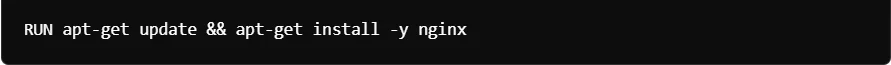 RUN COMMAND
