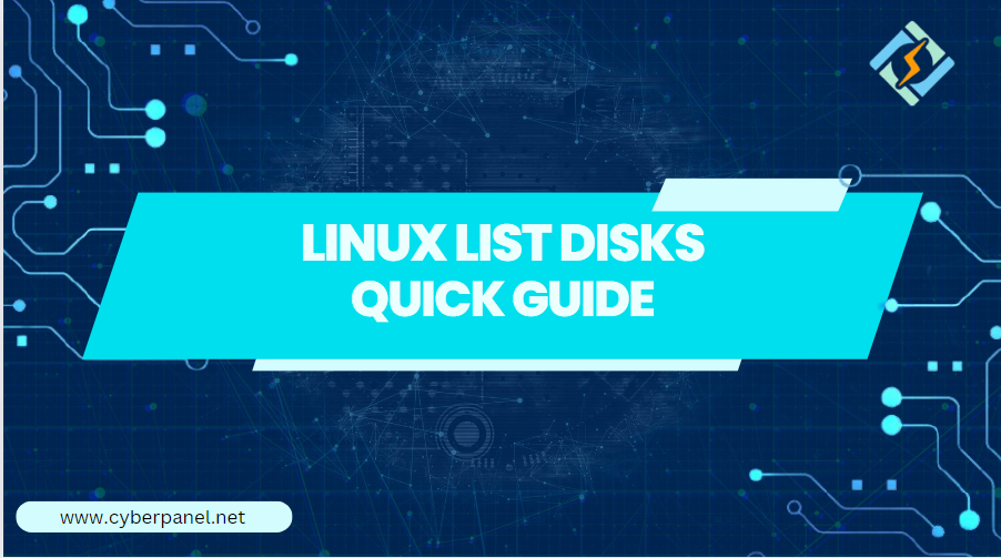 linux list disks