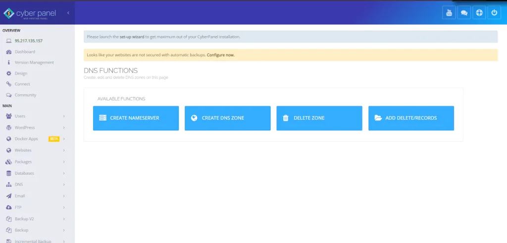 Linux Change Hostname with CyberPanel