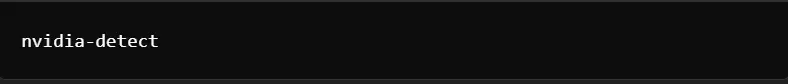 Running nvidia-detect