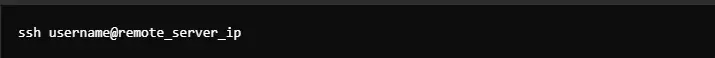 using SSH with IP