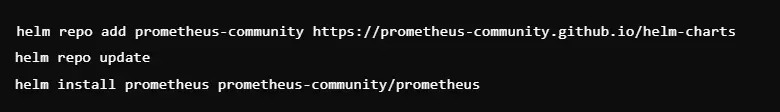 Installation of Prometheus and Grafana using Helm