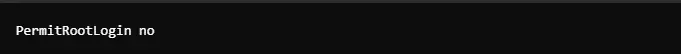 Disabling root login