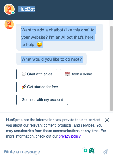 WordPress-live-chat-plugin-hubspotLiveChat
