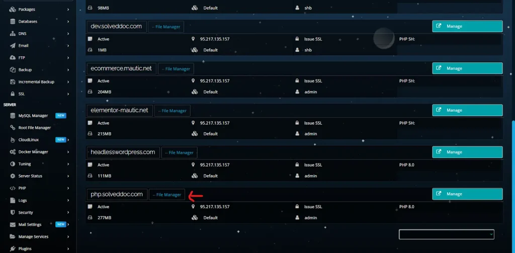 access File Manager