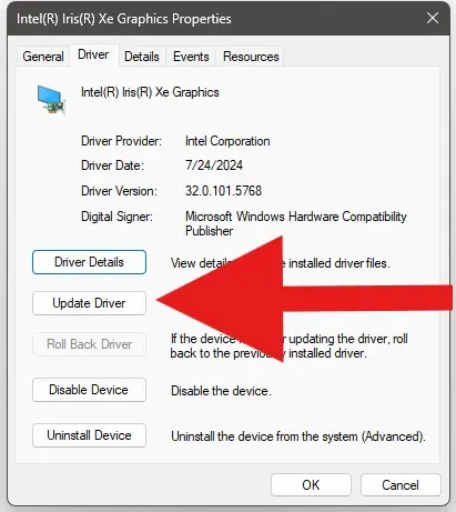 update driver