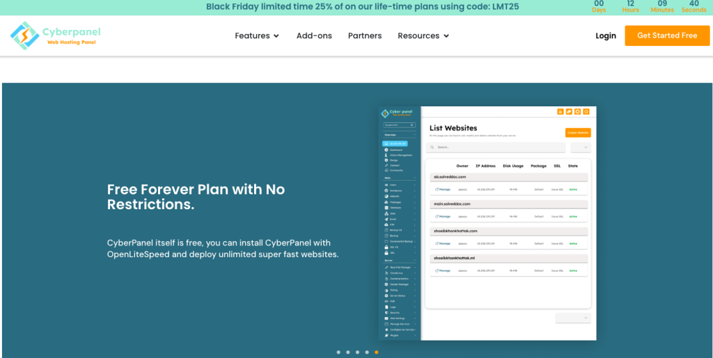 CyberPanel-a web hosting control panel 2025