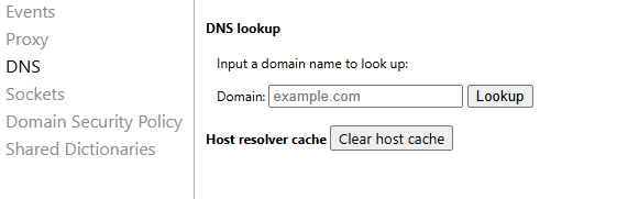 DNS lookup