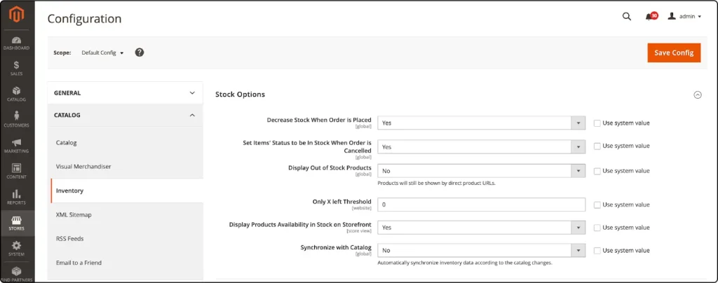 setting up stock alerts