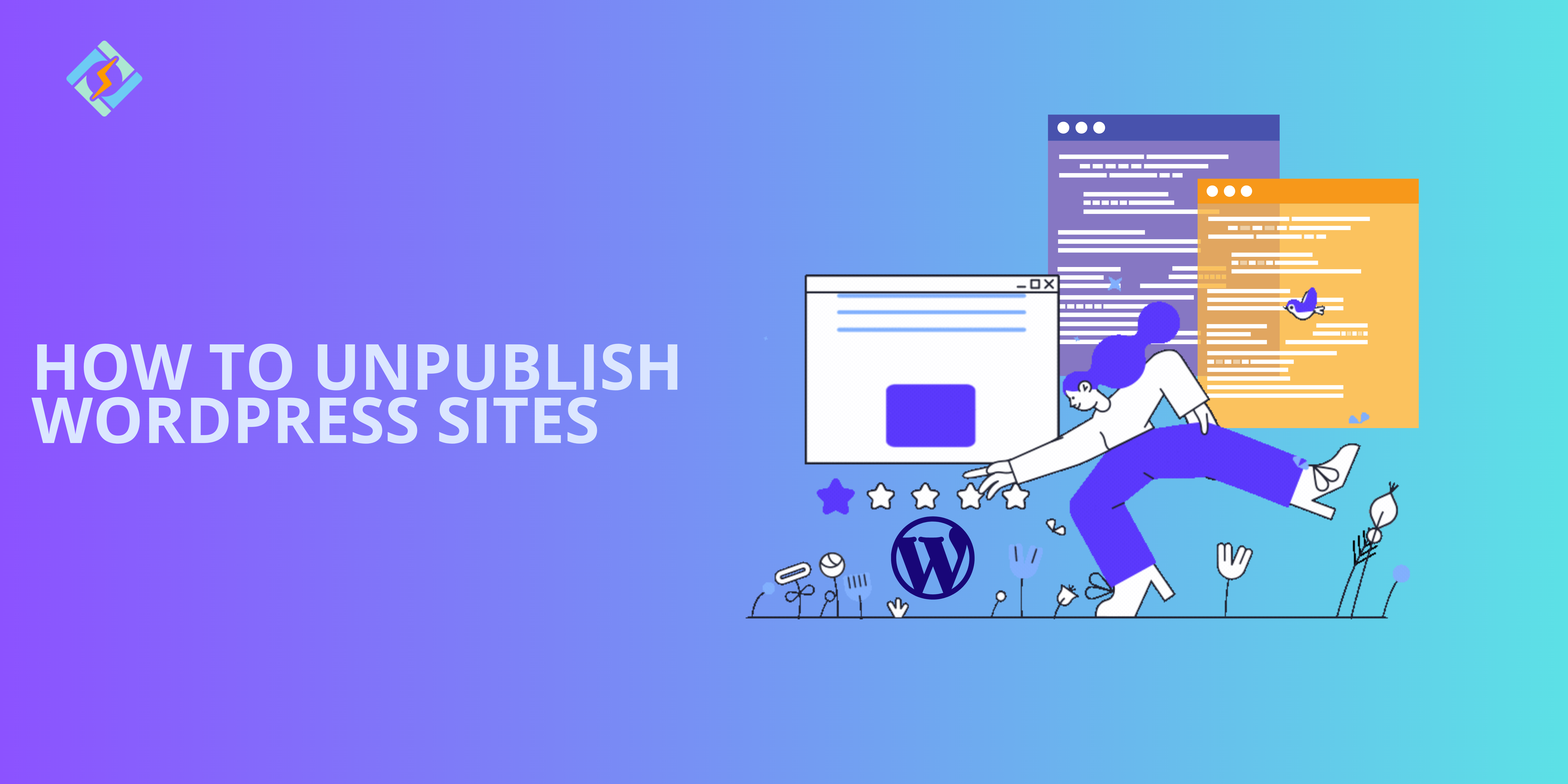 Unpublish WordPress Sites