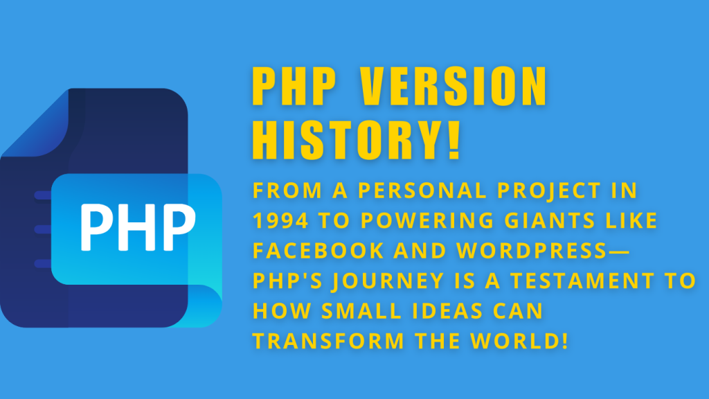 PHP Version History: Over The Years till 2025