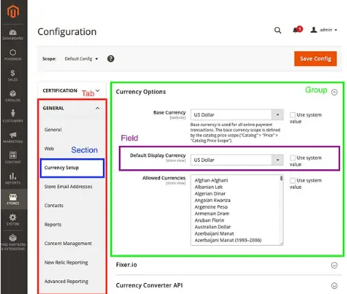 Magento configurations