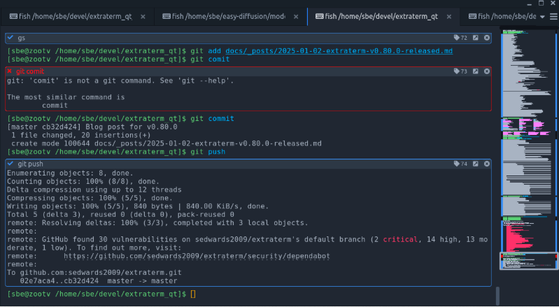 Extraterm-best-terminal-emulator-for-Linux-in-2025