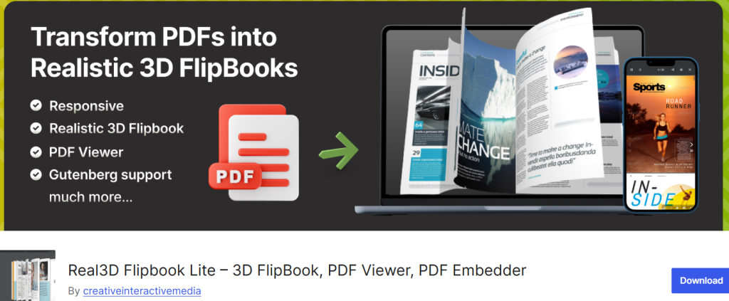 Real3D Flipbook