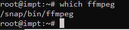 ffmpeg installation path