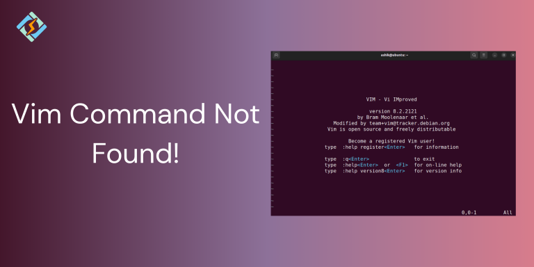 Vim Command Not Found!