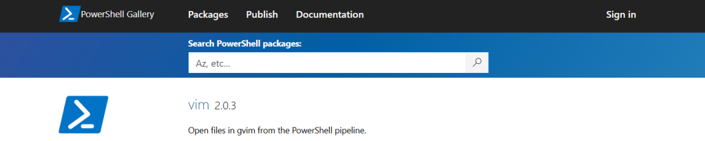 vim-for-powershell
