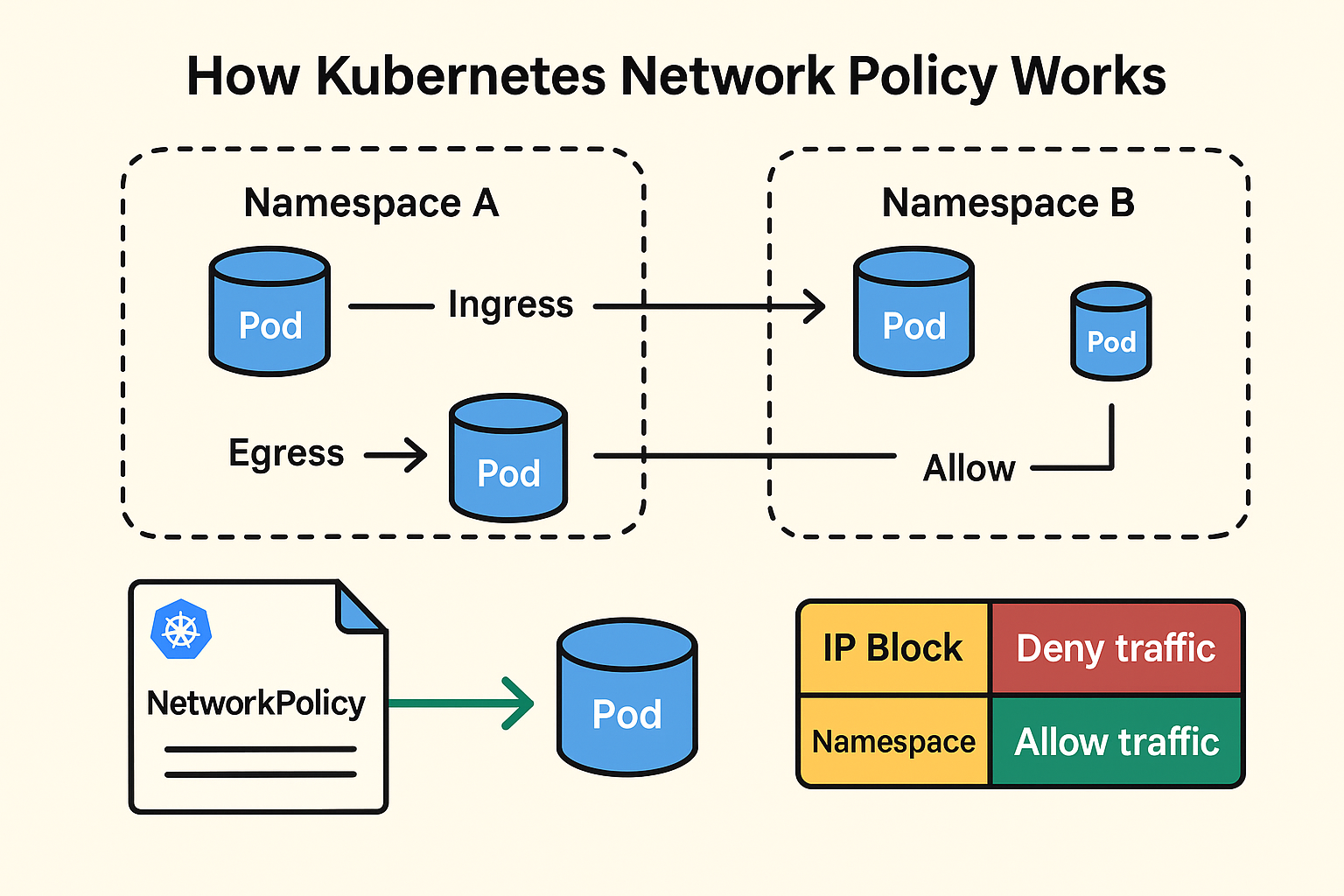 How Kubernetes-network-policy-works
