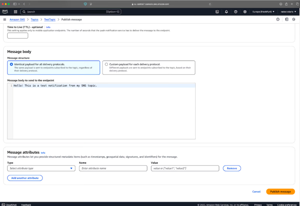how-to-publish-message-in-SNS-topic-in-AWS-GUIDE-FOR-2025