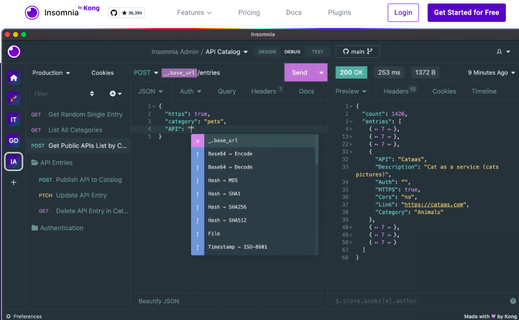 insomnia REST-debug-test-API-testing-tool.guide-for -2025