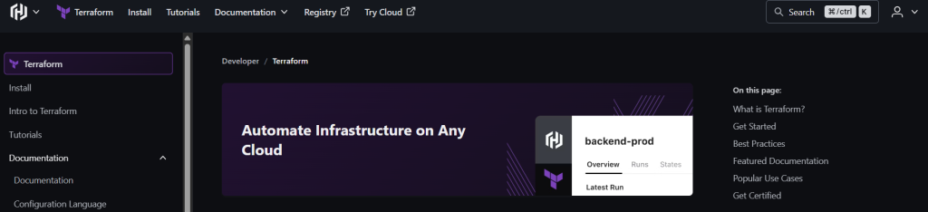 Terraform Certification