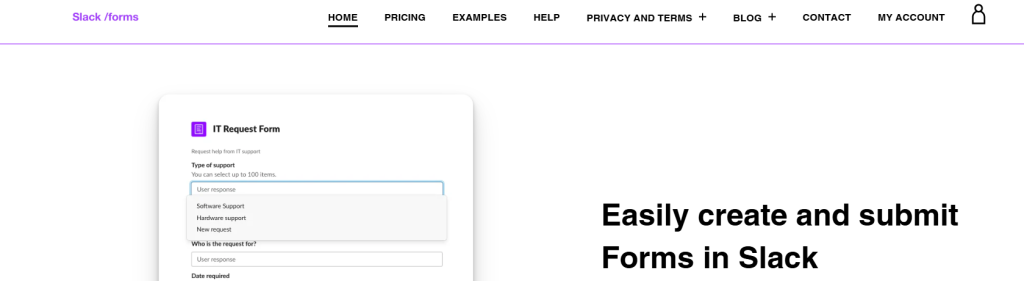 slack-forms