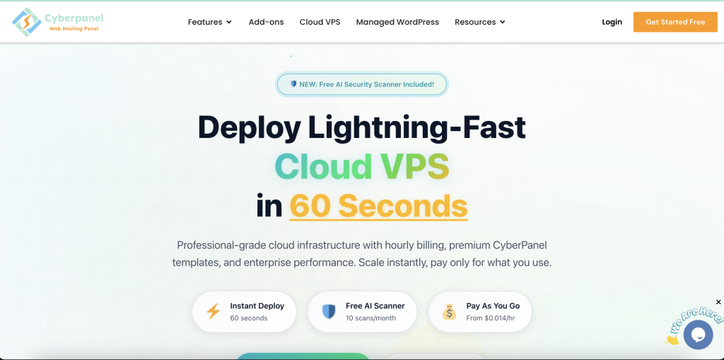 Gaming VPS Hosting - CyberPanel Cloud VPS