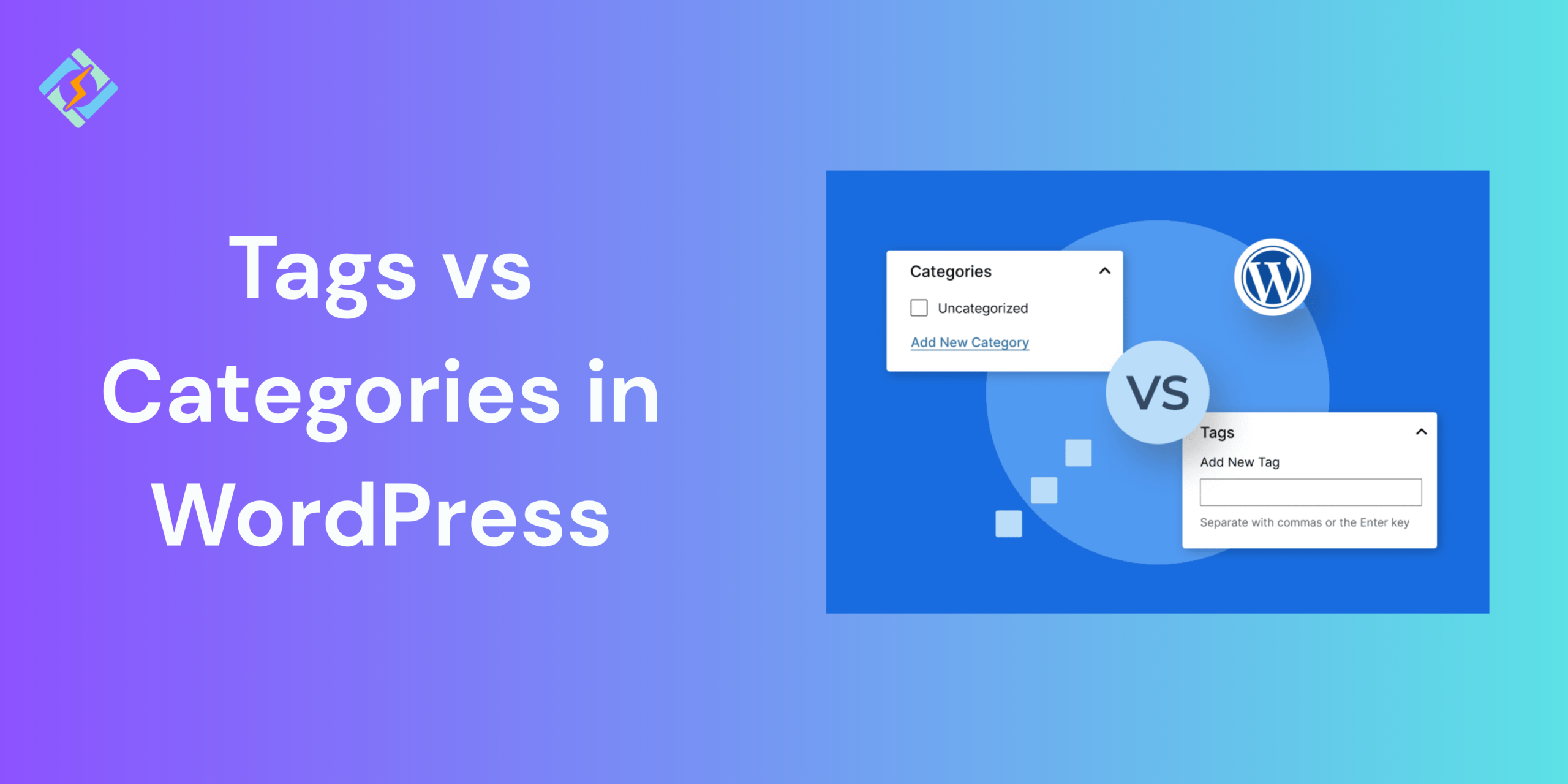 Tags vs Categories in WordPress
