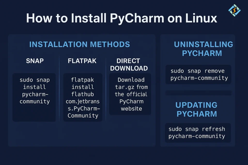 Install PyCharm Linux