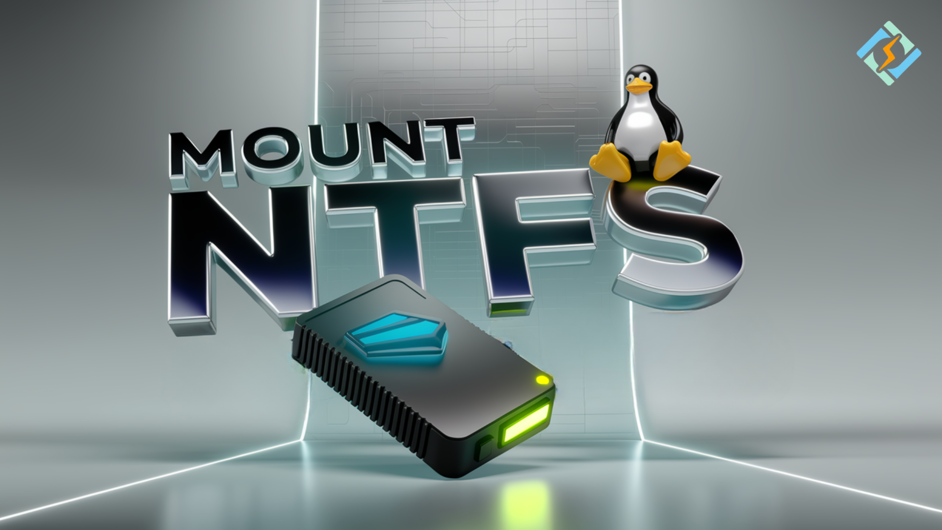 mount ntfs linux