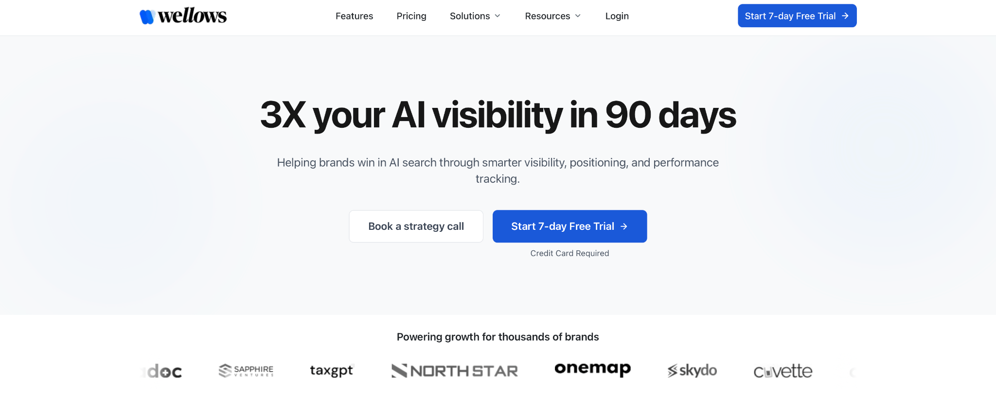 Wellows Homepage Screenshot