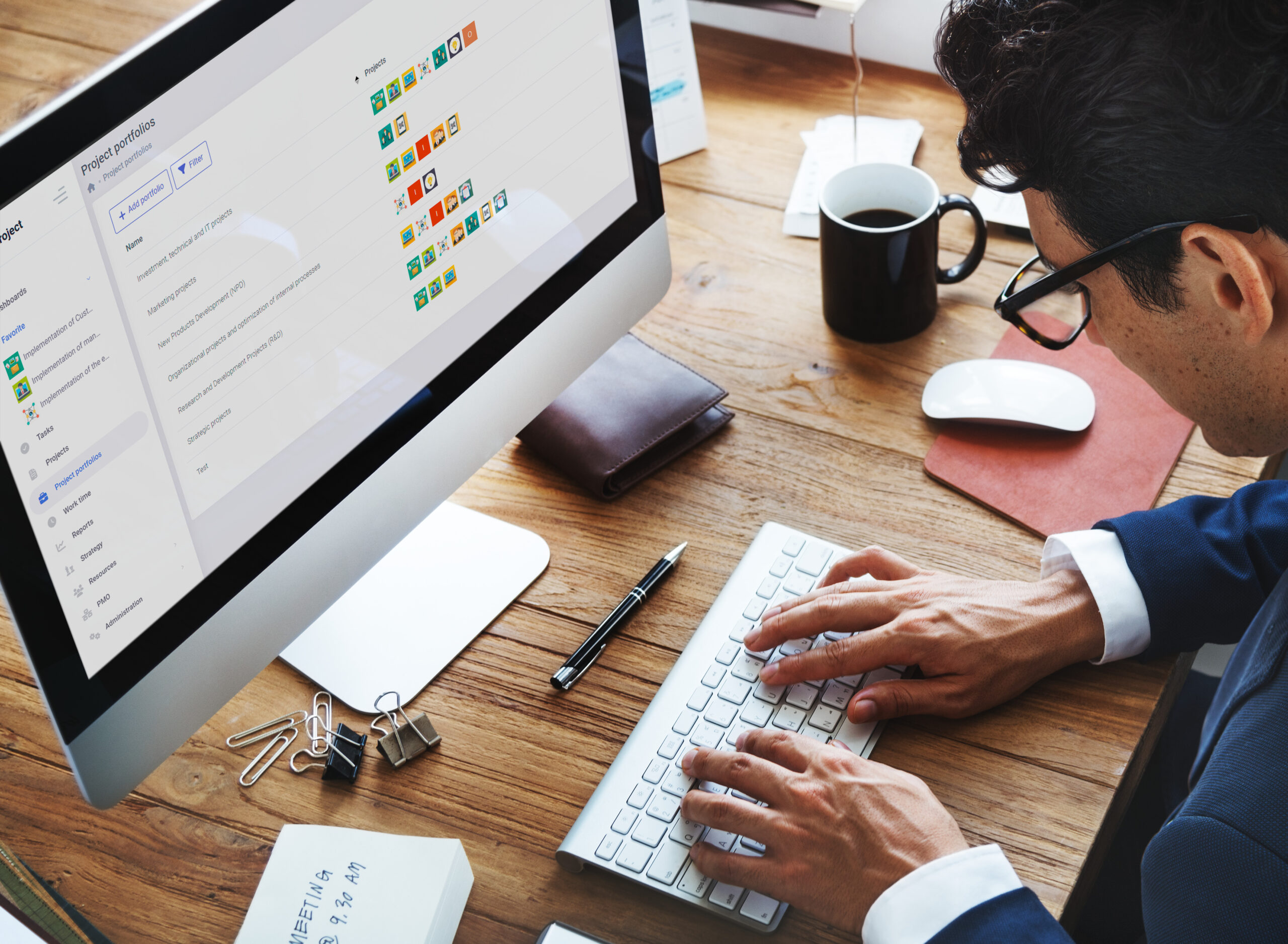 Difference between portfolio and project program