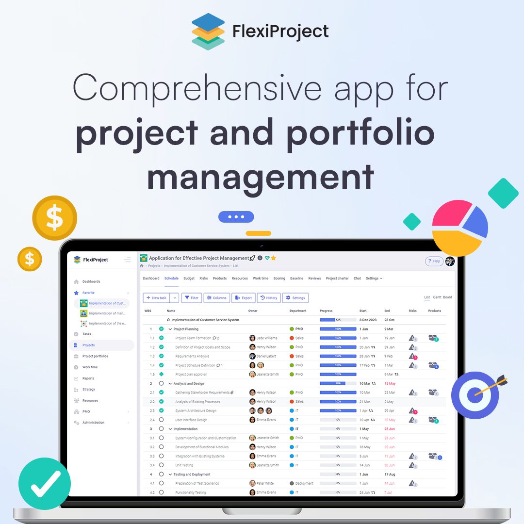 FlexiProject project management platform