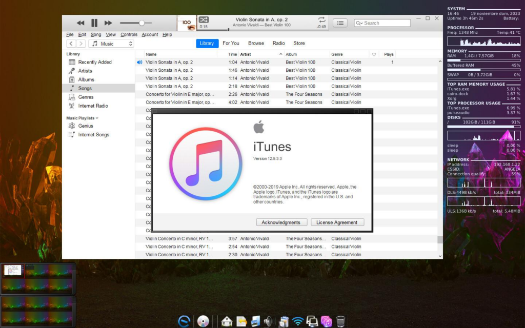 iTunes Linux