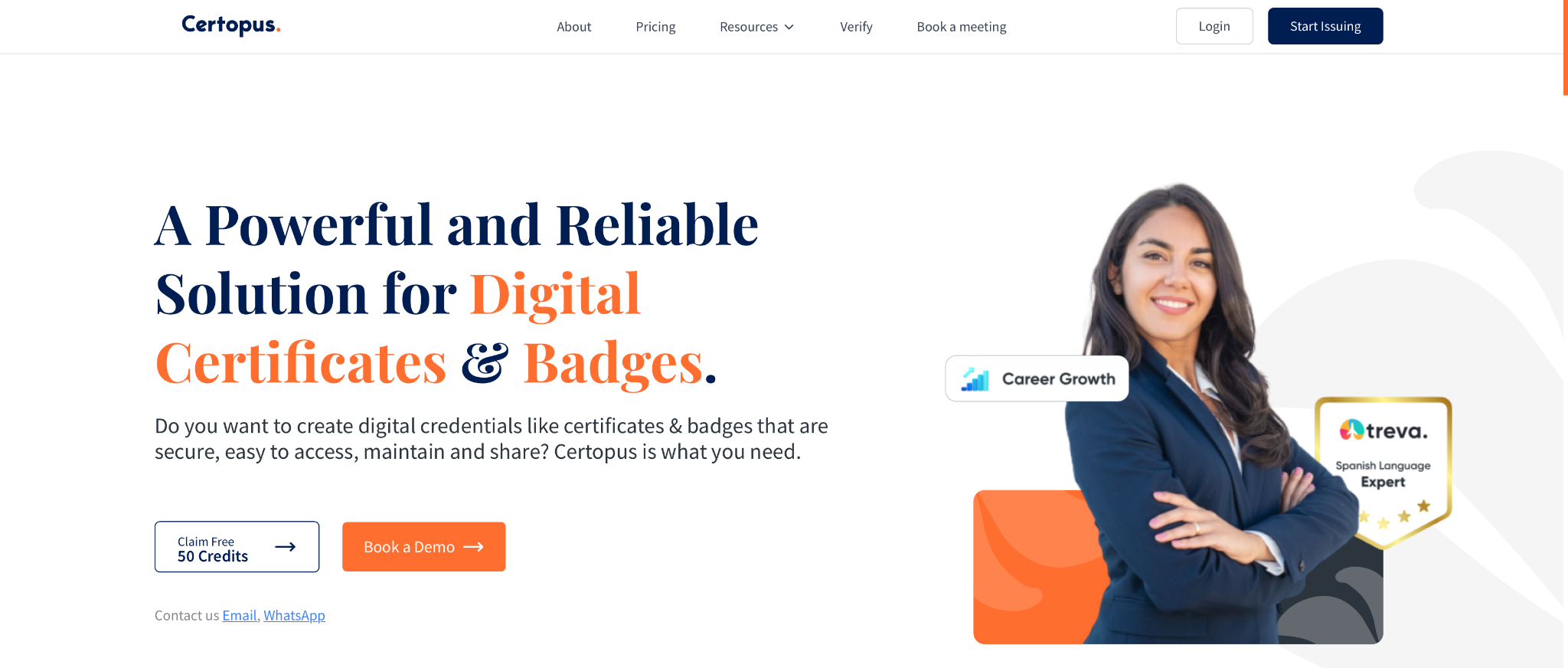 Best Digital Credential Platforms for Universities and Higher Education Institutions in 2026 screenshot